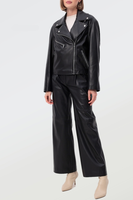 Женская косуха из натуральной кожи