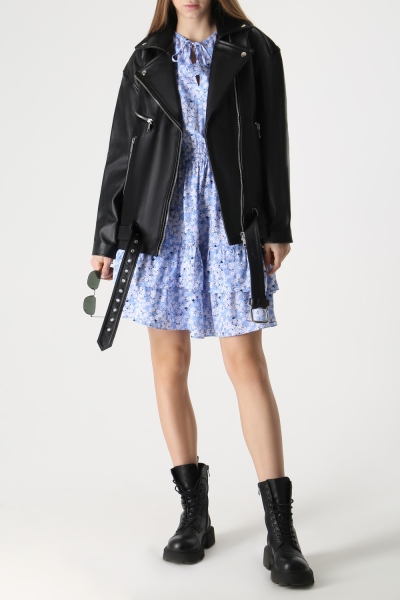 Женская косуха из натуральной кожи