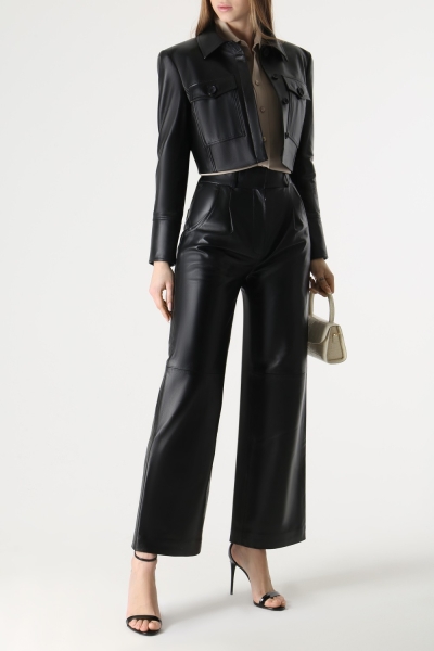 Женская куртка из натуральной кожи