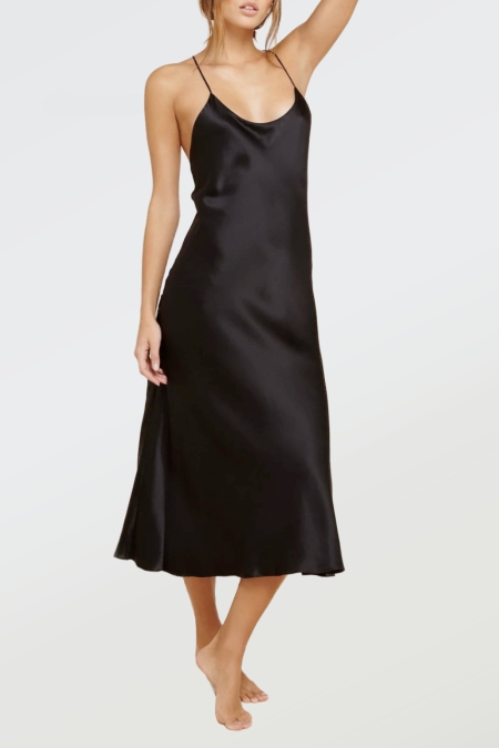 Платье из натурального шелка