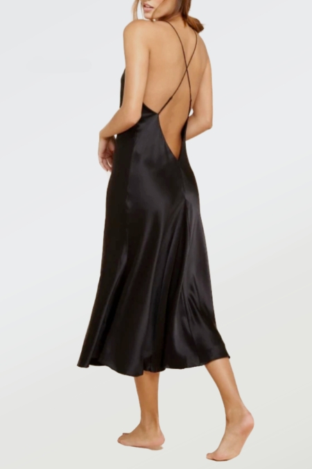 Платье из натурального шелка