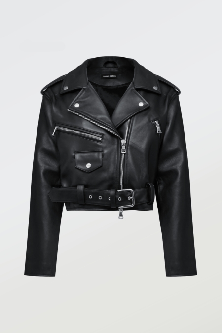 Женская косуха из натуральной кожи