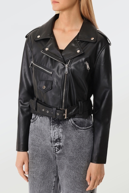 Женская косуха из натуральной кожи