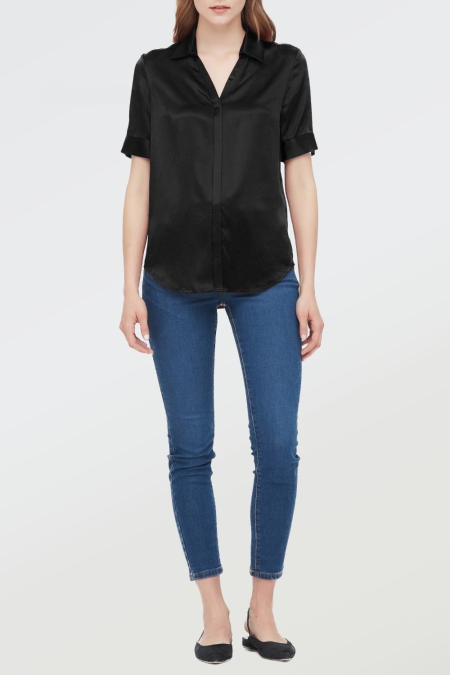 Блузка из натурального шелка