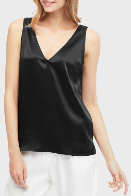 Топ из натурального шелка