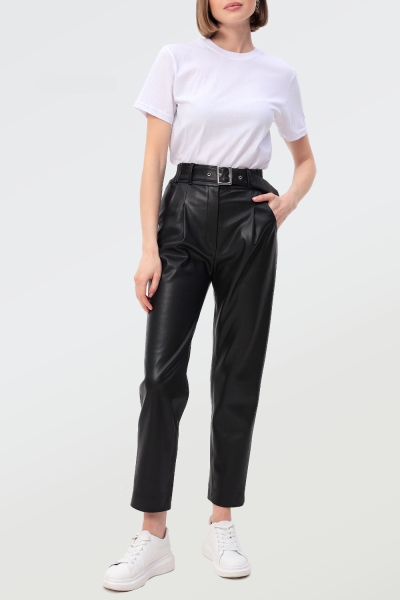 Женские брюки из натуральной кожи