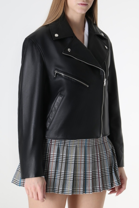 Женская косуха из натуральной кожи