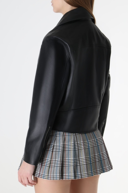 Женская косуха из натуральной кожи