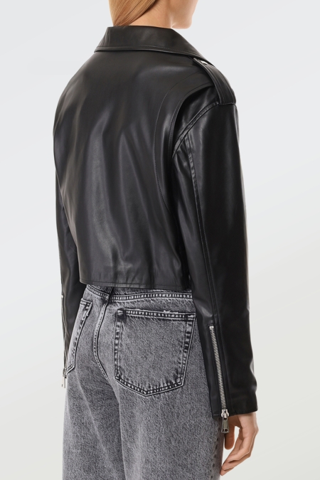 Женская косуха из натуральной кожи