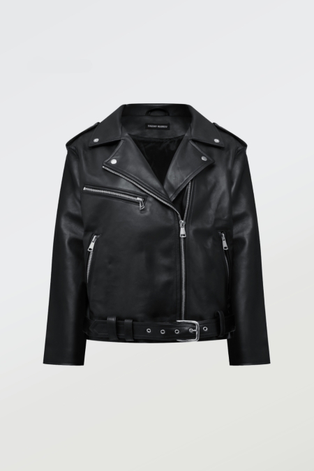 Женская косуха из натуральной кожи