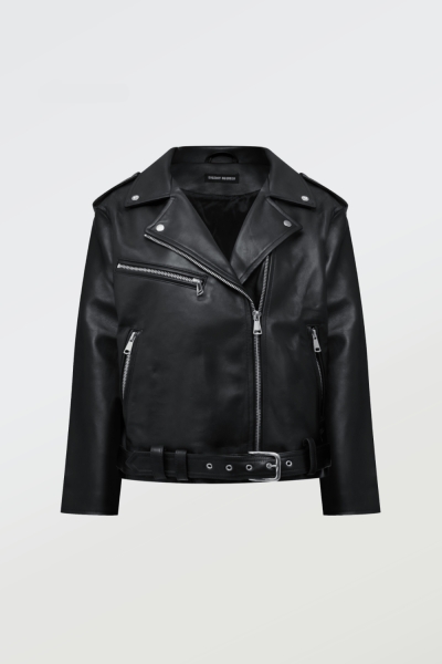 Женская косуха из натуральной кожи