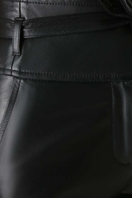 Женские брюки из натуральной кожи