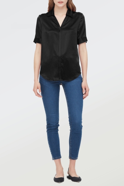 Блузка из натурального шелка