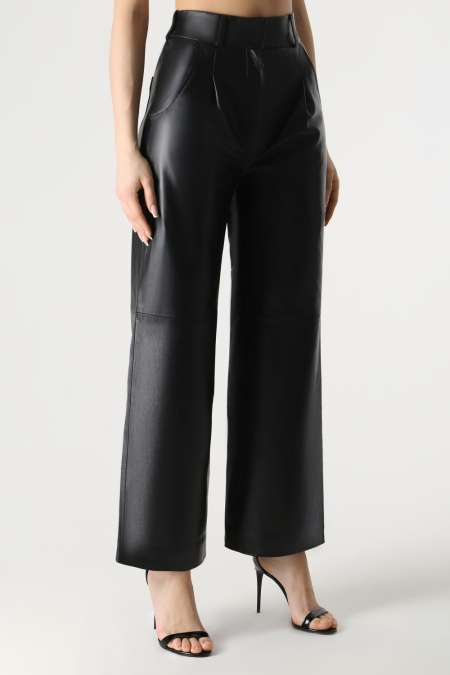 Женские брюки из натуральной кожи