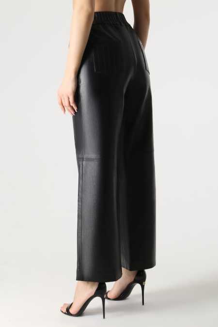 Женские брюки из натуральной кожи